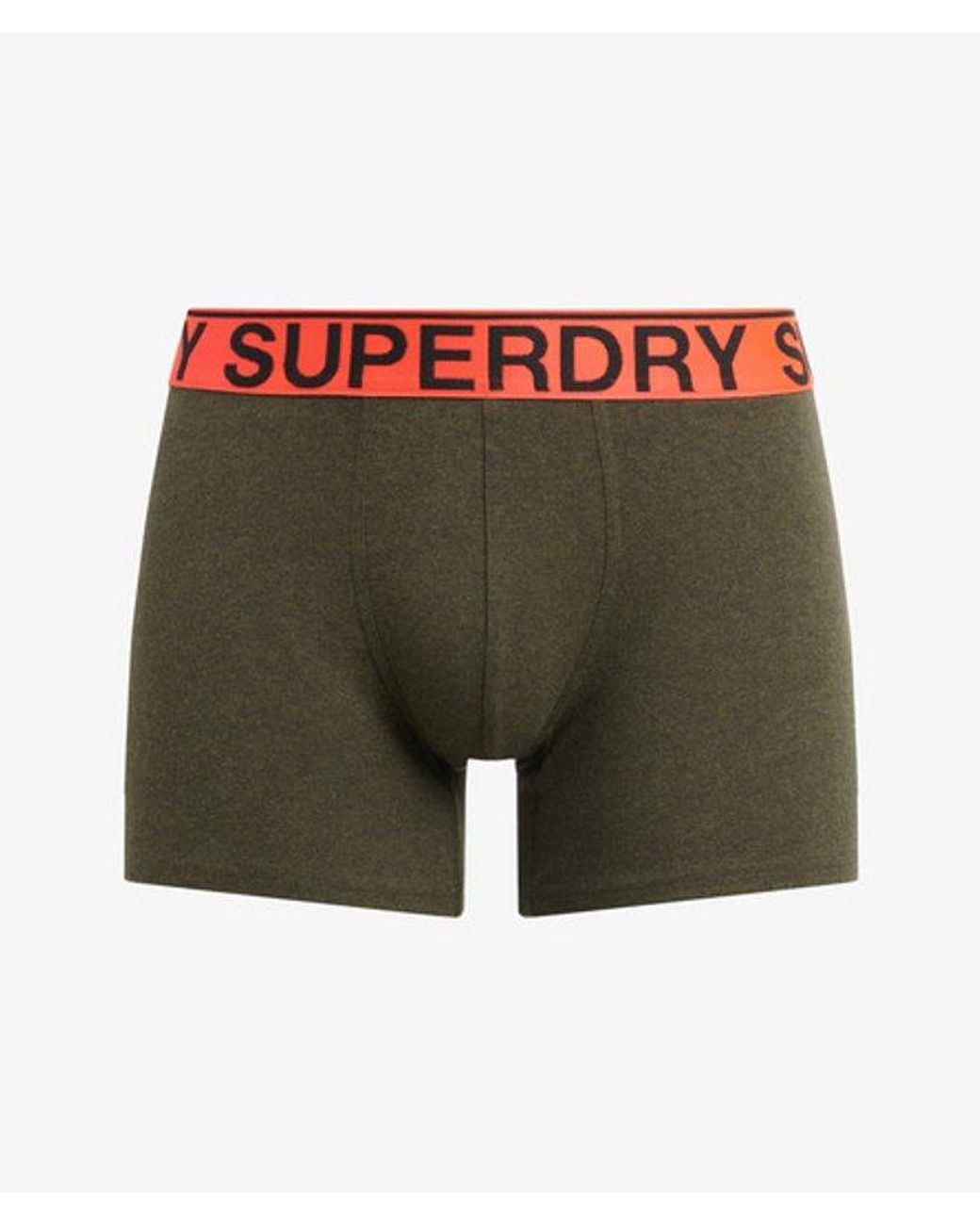 Superdry Triopak Boxers in het White voor heren