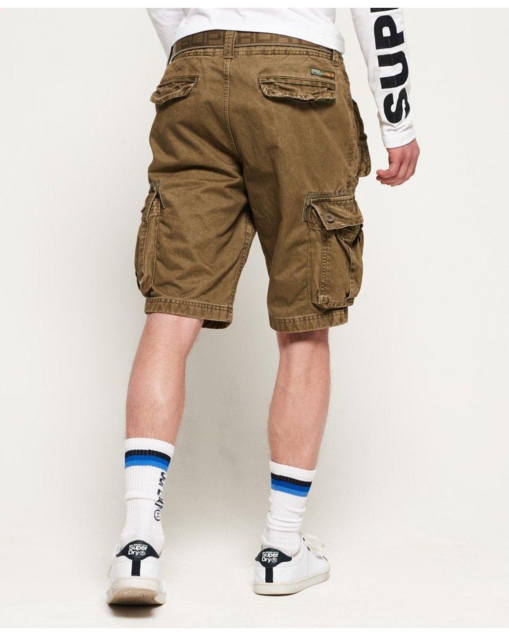 Superdry Core Cargo Heavy Shorts in Green for Men | Lyst