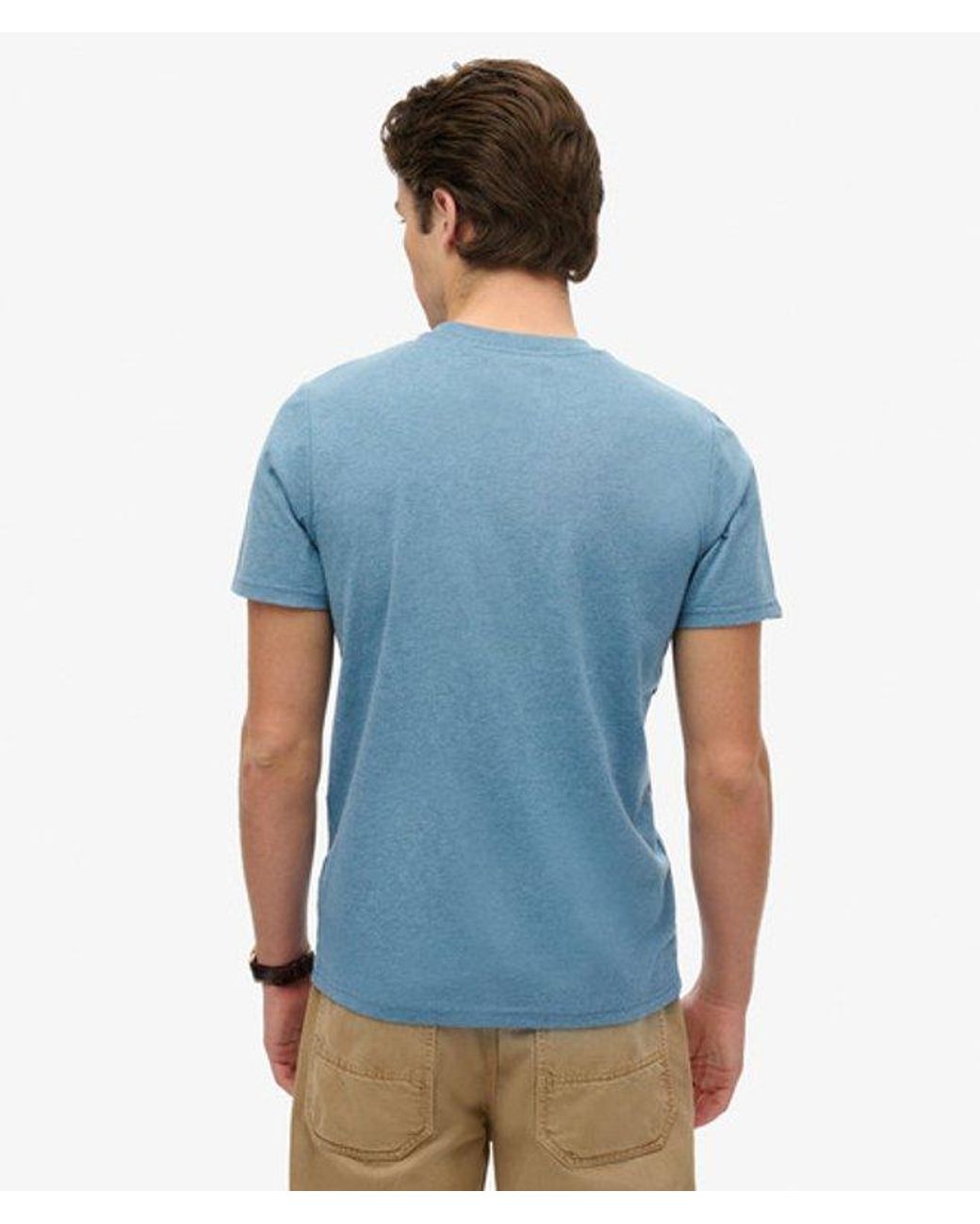 Superdry Blue & Co Workwear Embossed Relaxed T-shirt for men