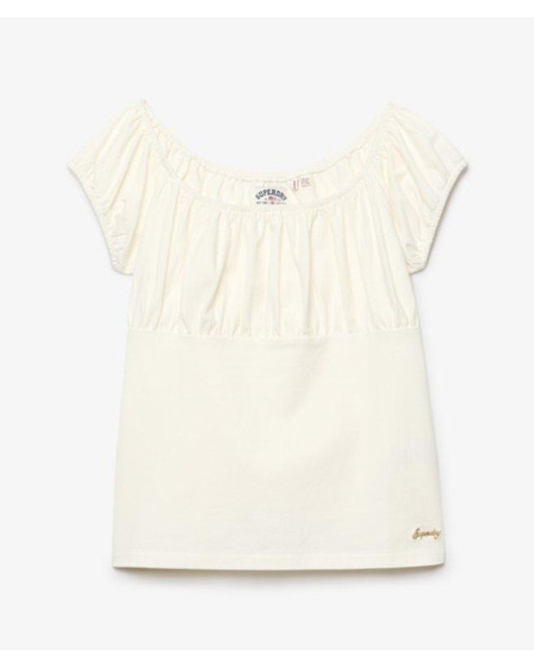 Superdry White & Co Athletic Essentials Ruched Top