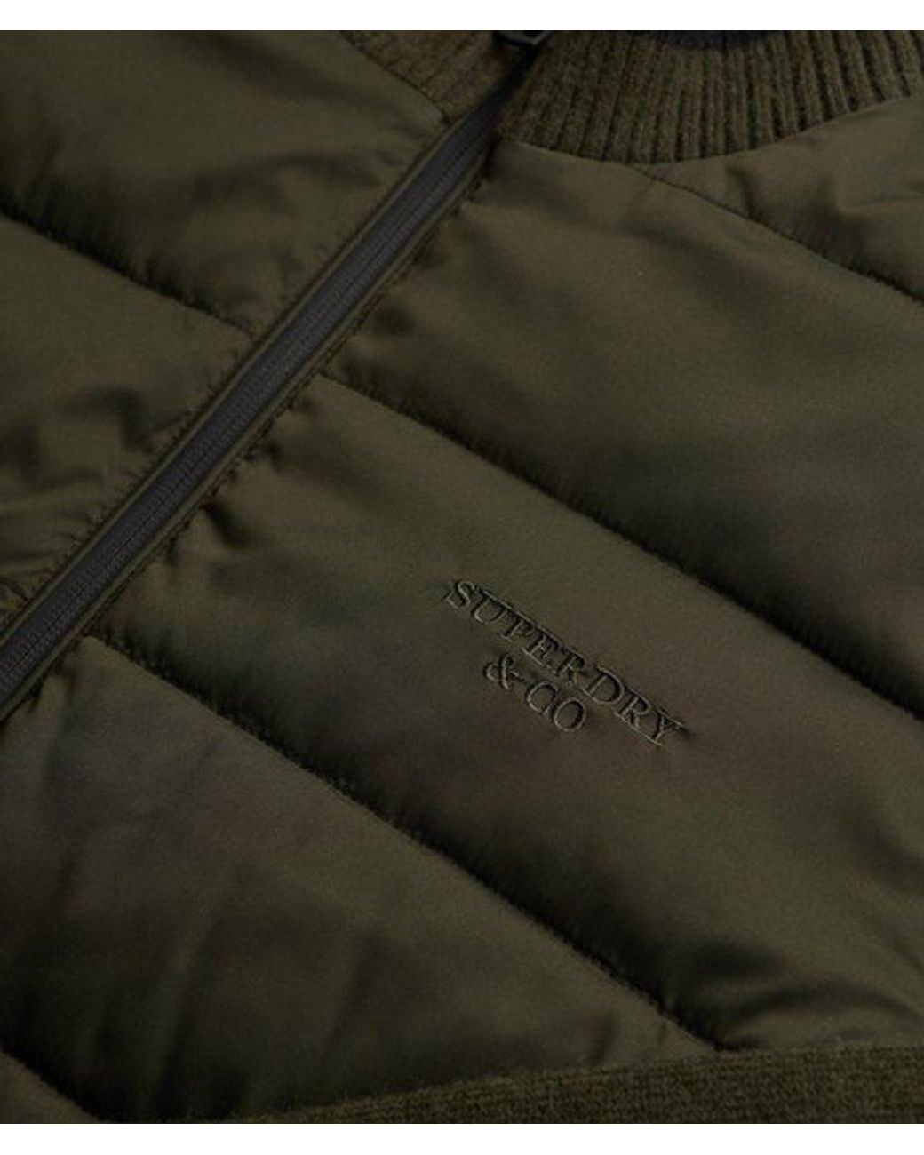 Superdry Green & Co Slalom Hybrid Jacket for men