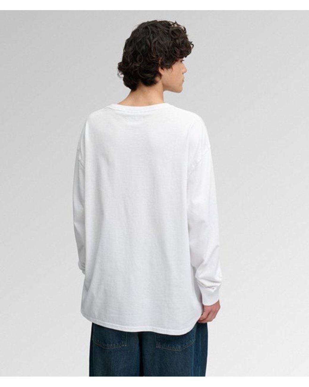 Superdry Gray & Co Long Sleeve Pocket T-shirt for men