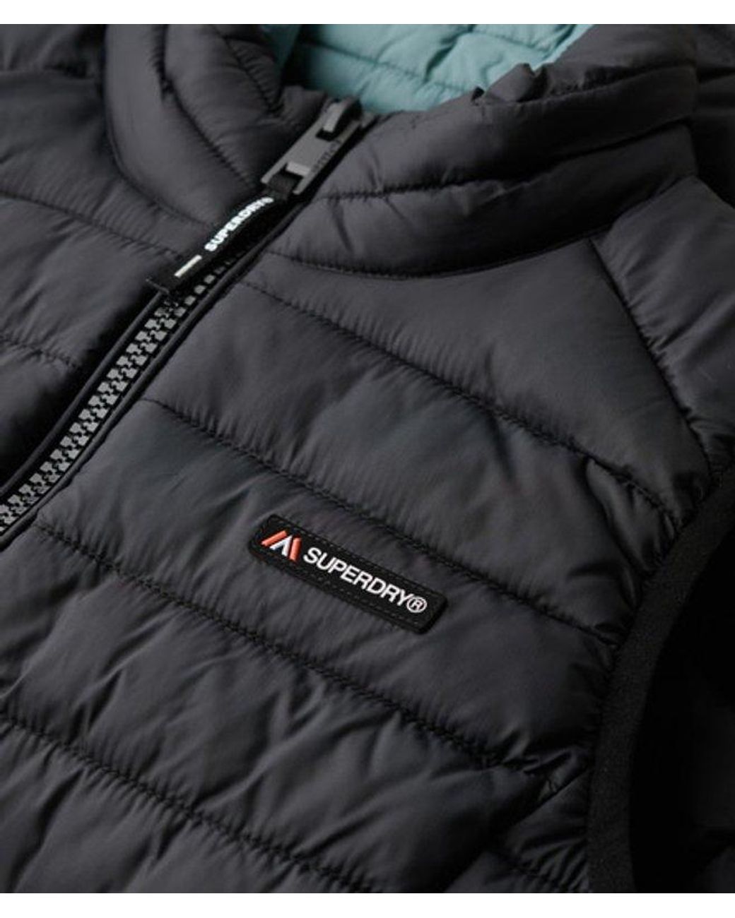 Superdry Black Fuji Lite Padded Gilet