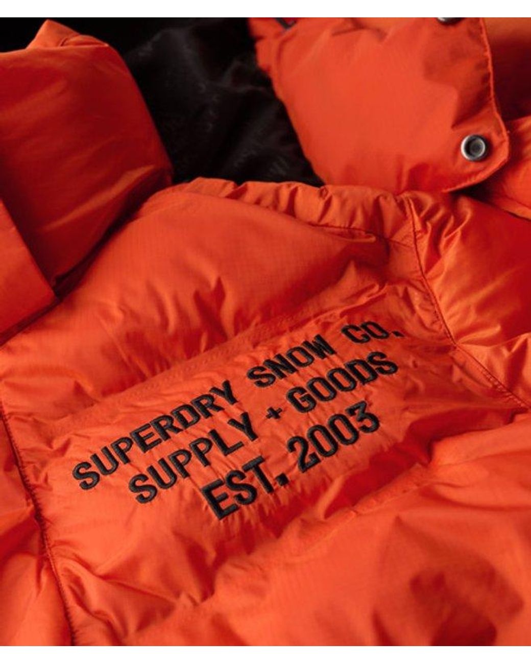Superdry Red & Co Ski Sport Puffer Jacket for men