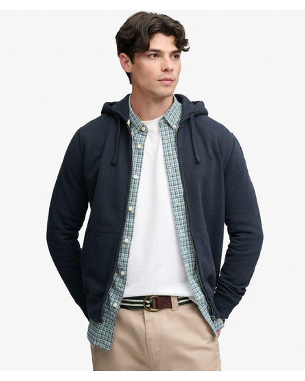 Superdry Green & Co Heritage Stripe Webbing Belt for men