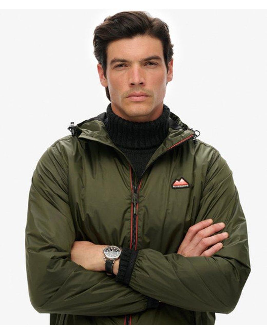 Superdry Green & Co Essential Tri Windbreaker Jacket for men