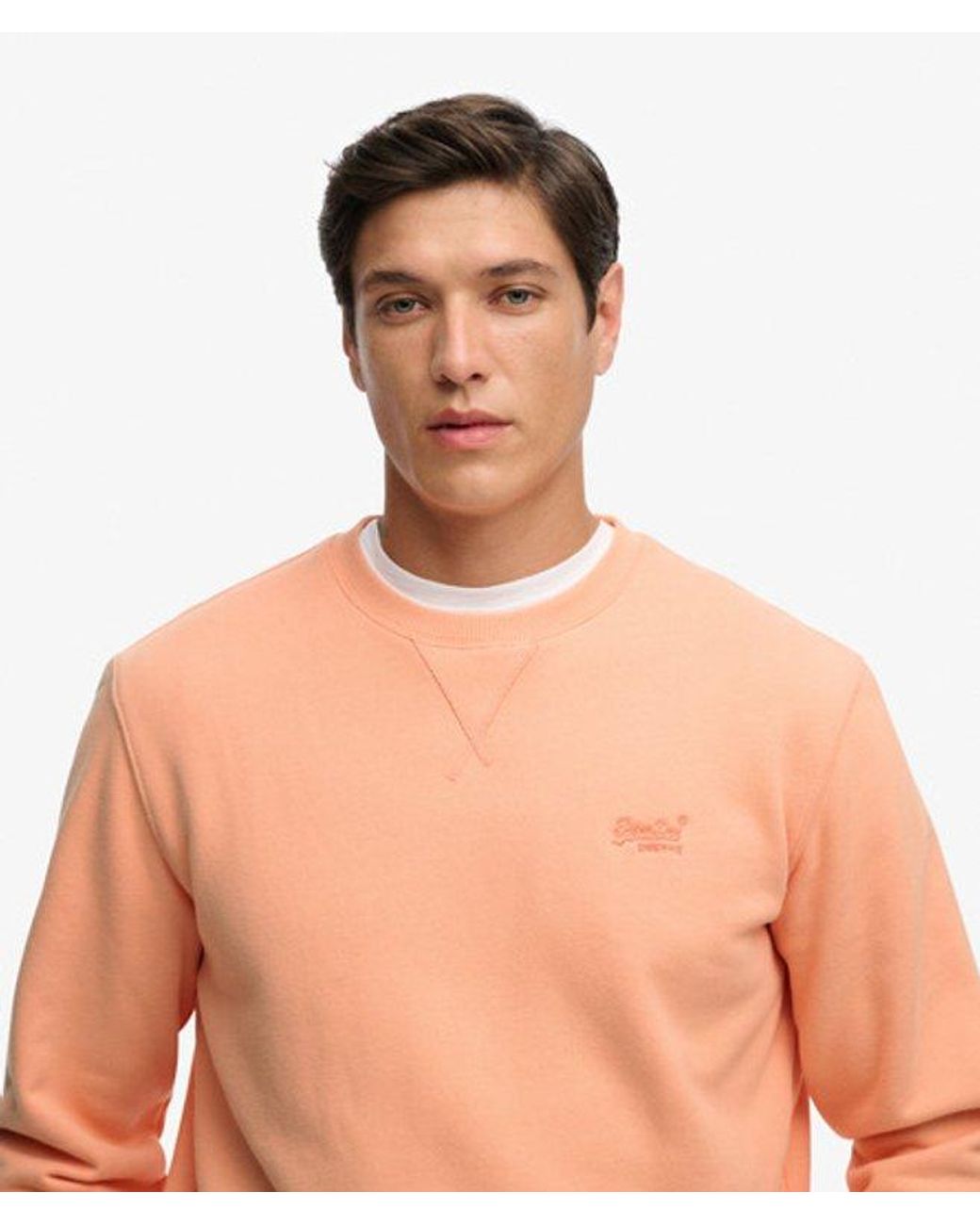 Superdry Green Essential Logo Crew Sweatshirt for men