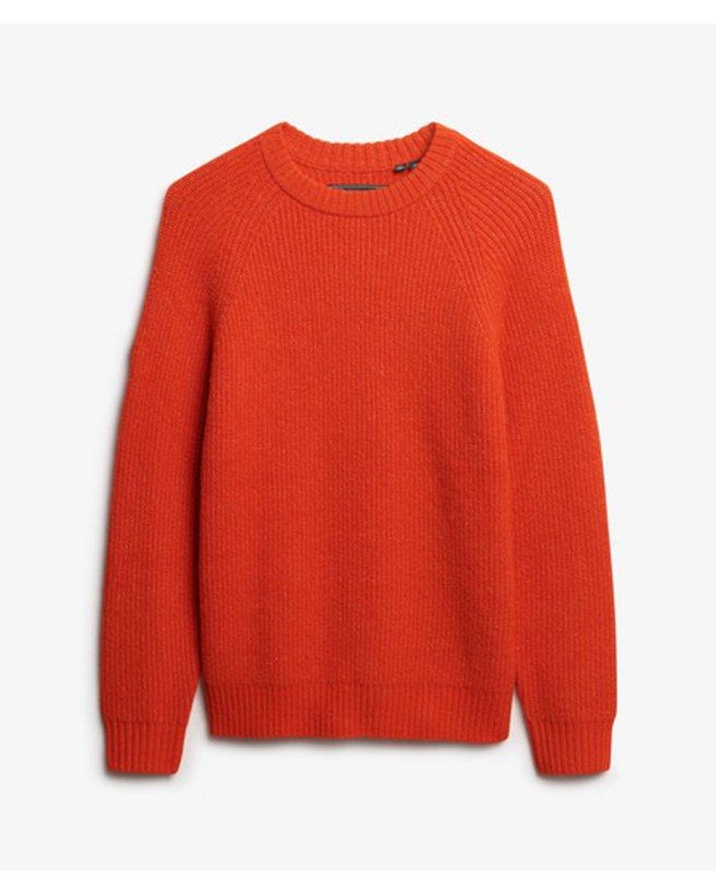 Superdry Red & Co Chunky Raglan Jumper for men