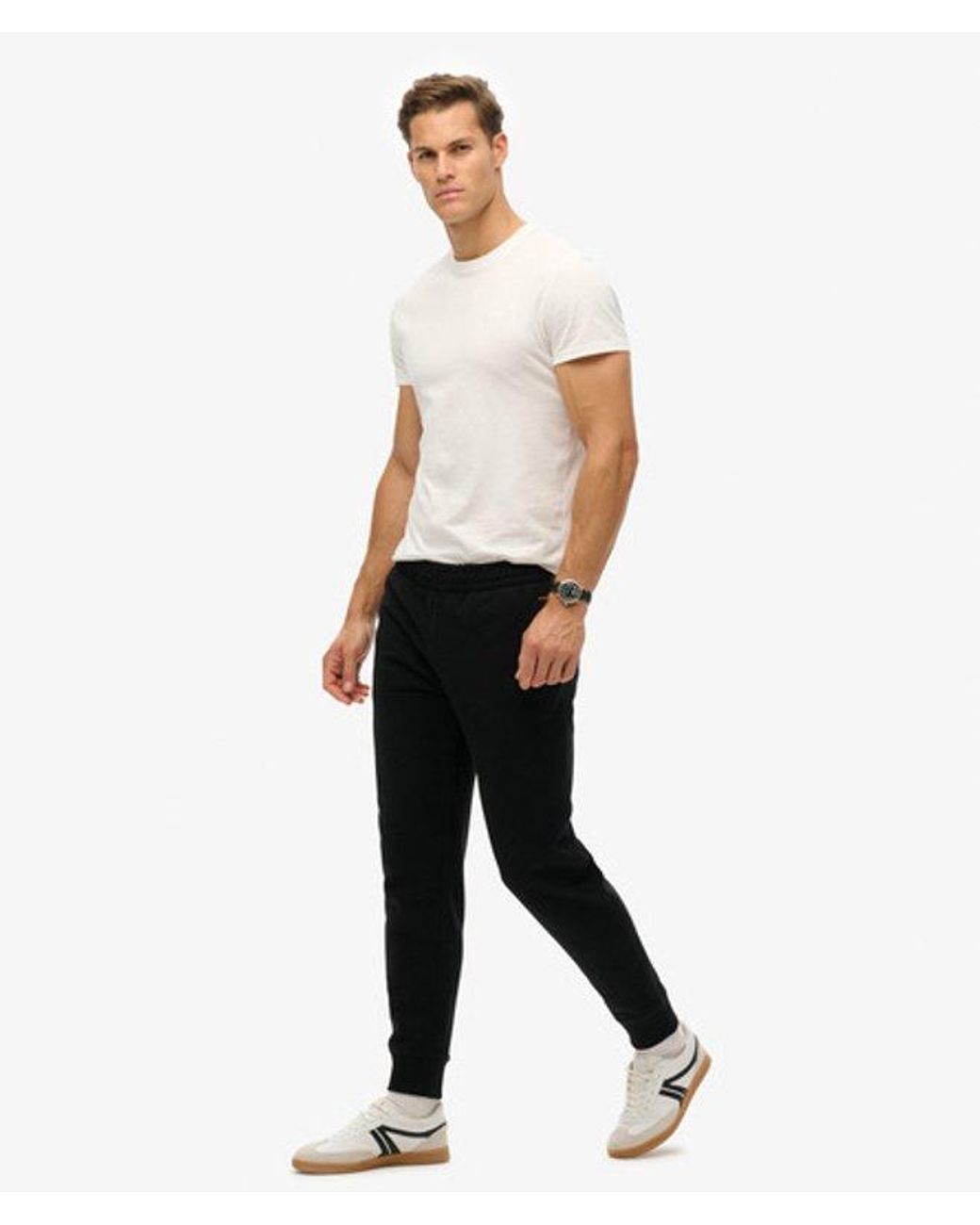 Superdry White & Co Essential Logo Half Brushed joggers for men