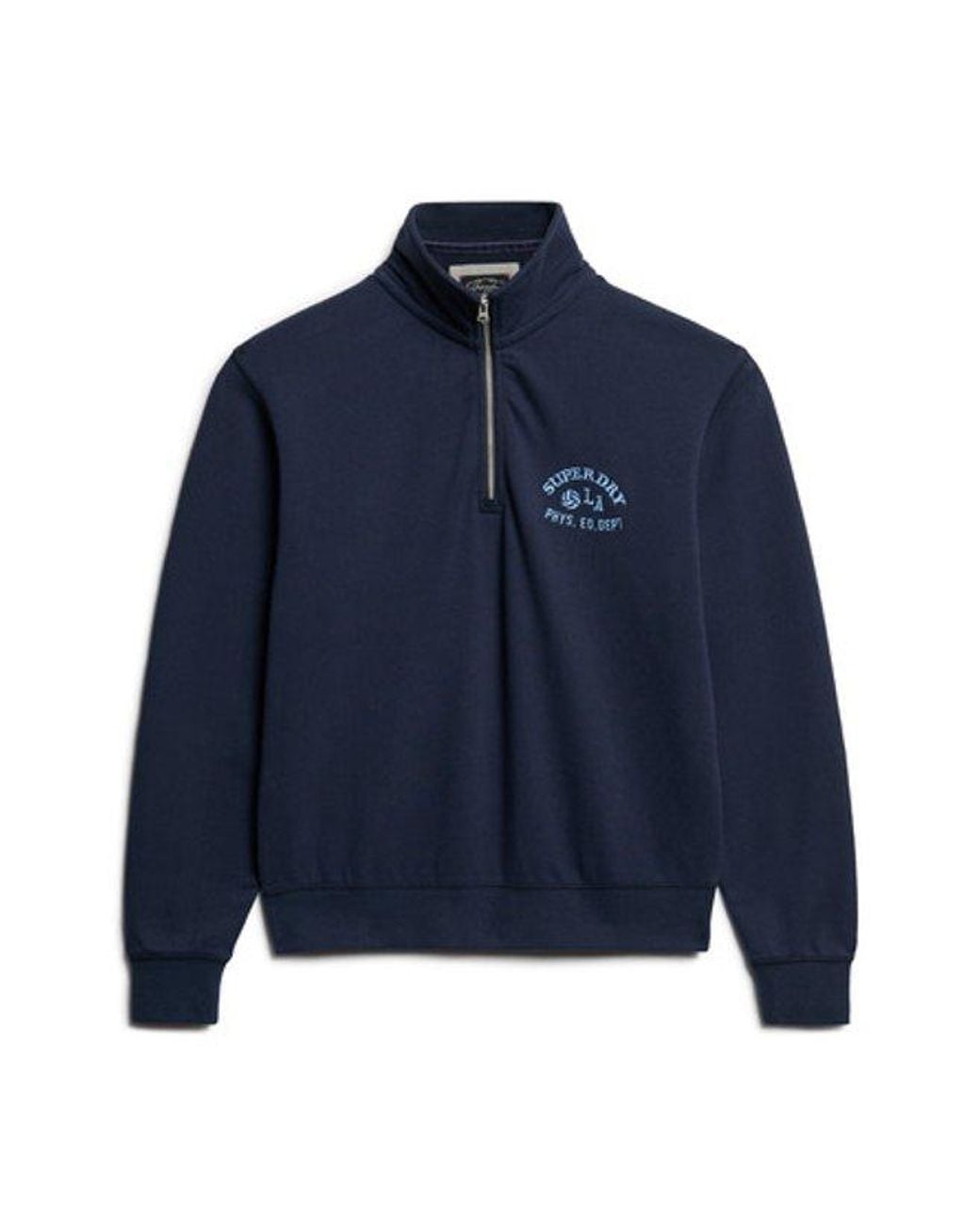Superdry Blue Athletic Essentials Half Zip Sweatshirt