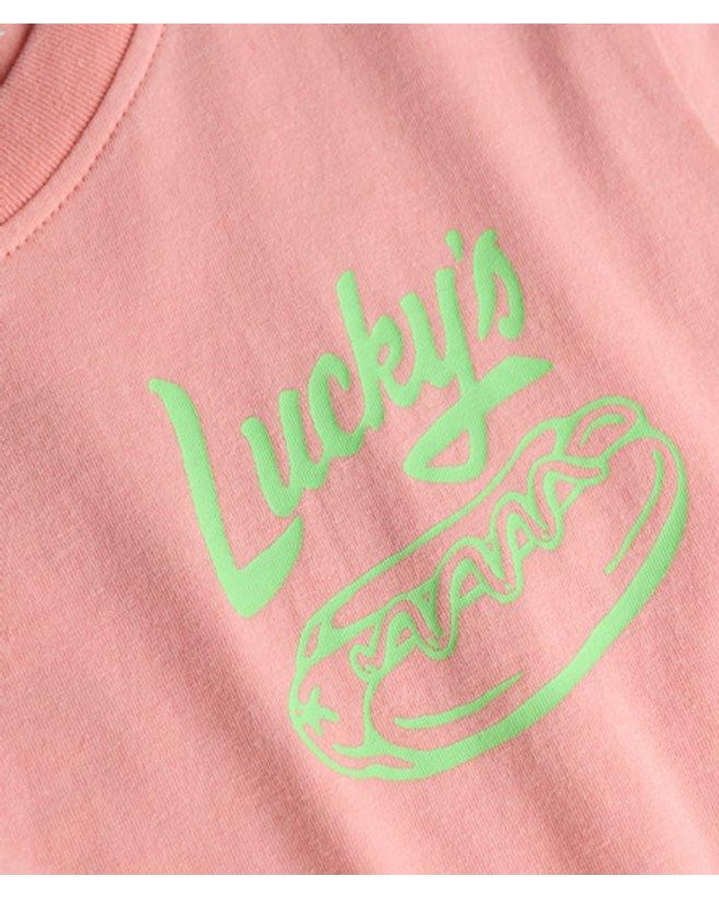 Superdry Pink & Co Roadside Trade Relaxed T-shirt