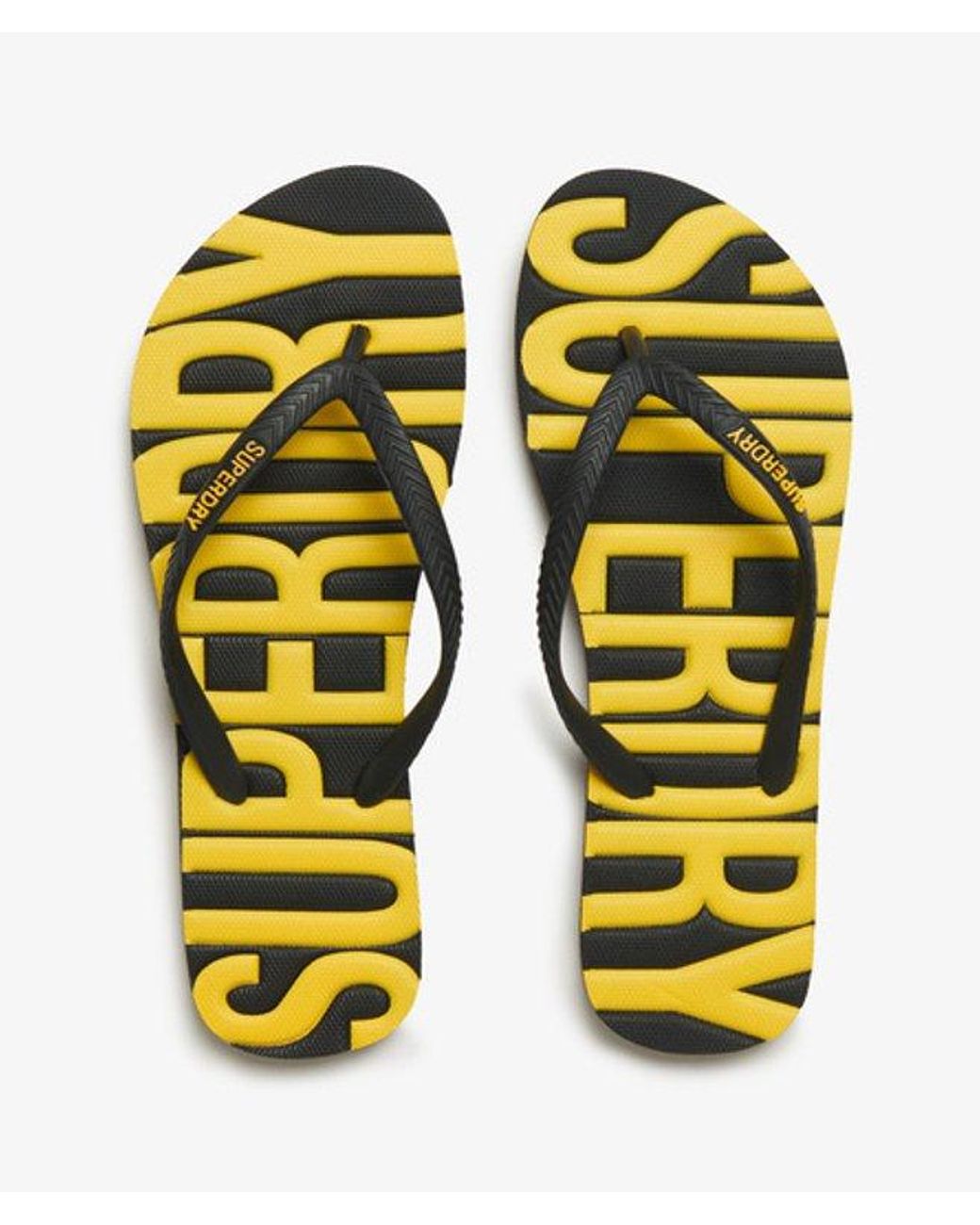 Superdry Yellow & Co Vintage Flip Flops