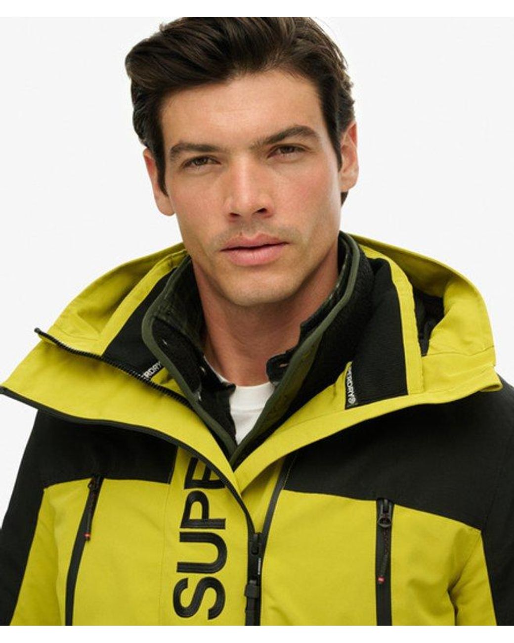 Superdry Yellow & Co Colour Block Windbreaker Jacket for men