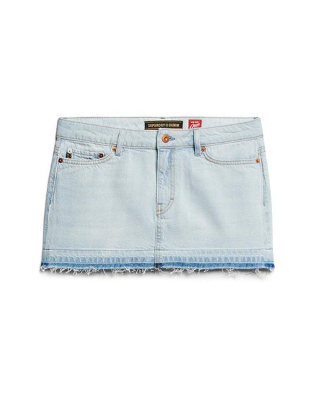 Superdry Blue & Co Denim Mini Skirt