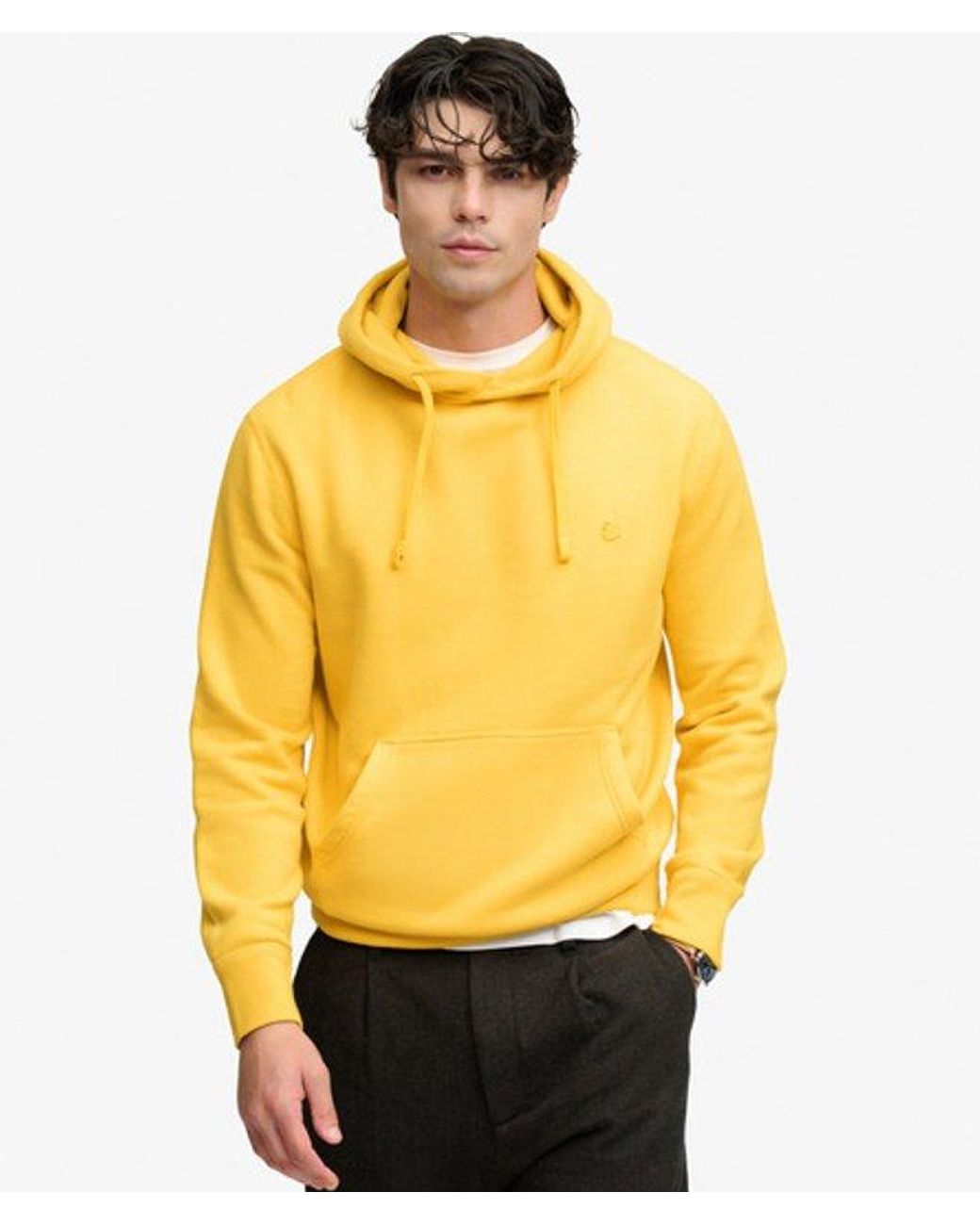 Superdry Yellow & Co Essential Logo Hoodie for men