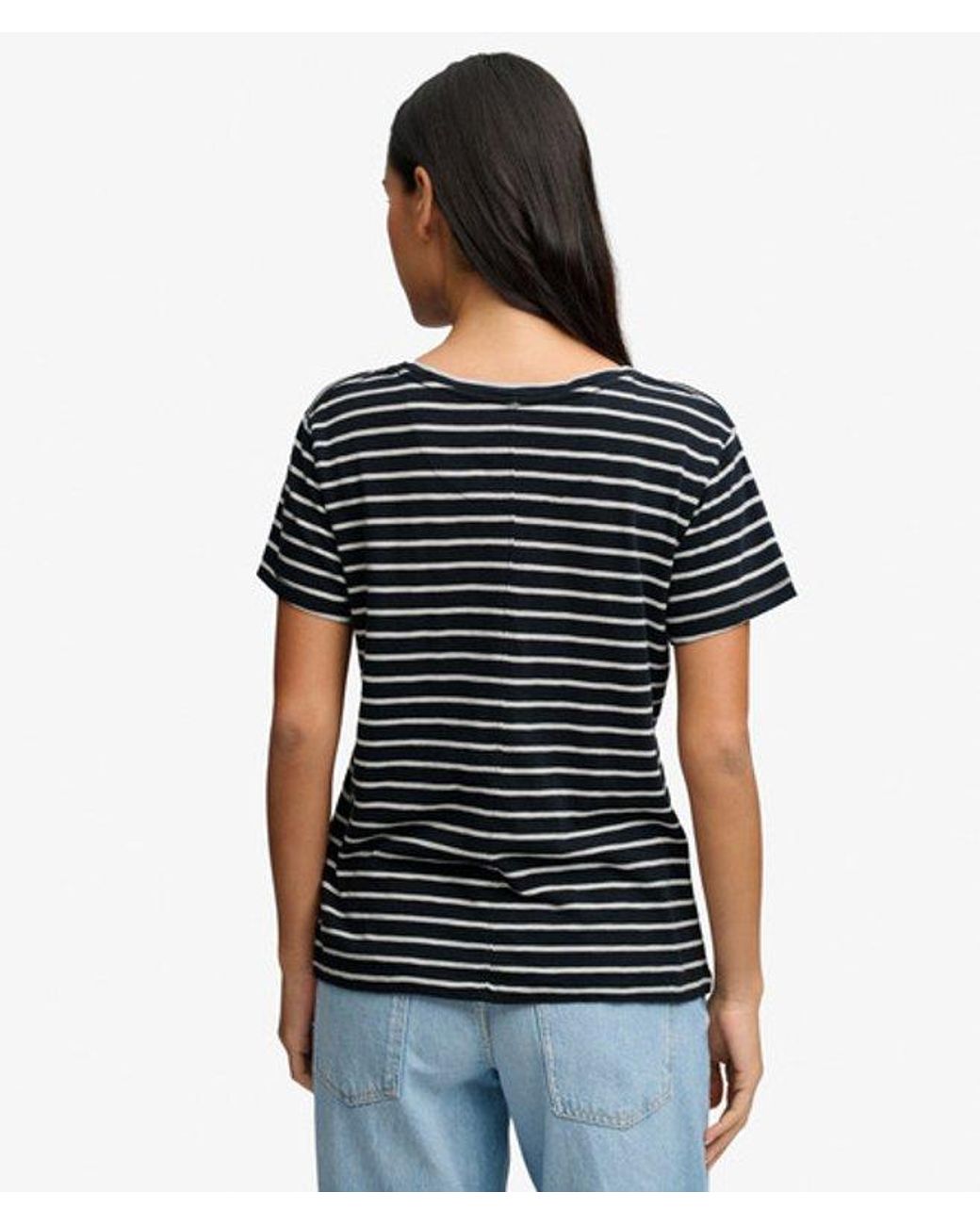 Superdry Black & Co Studios Slub Embroidered T-shirt
