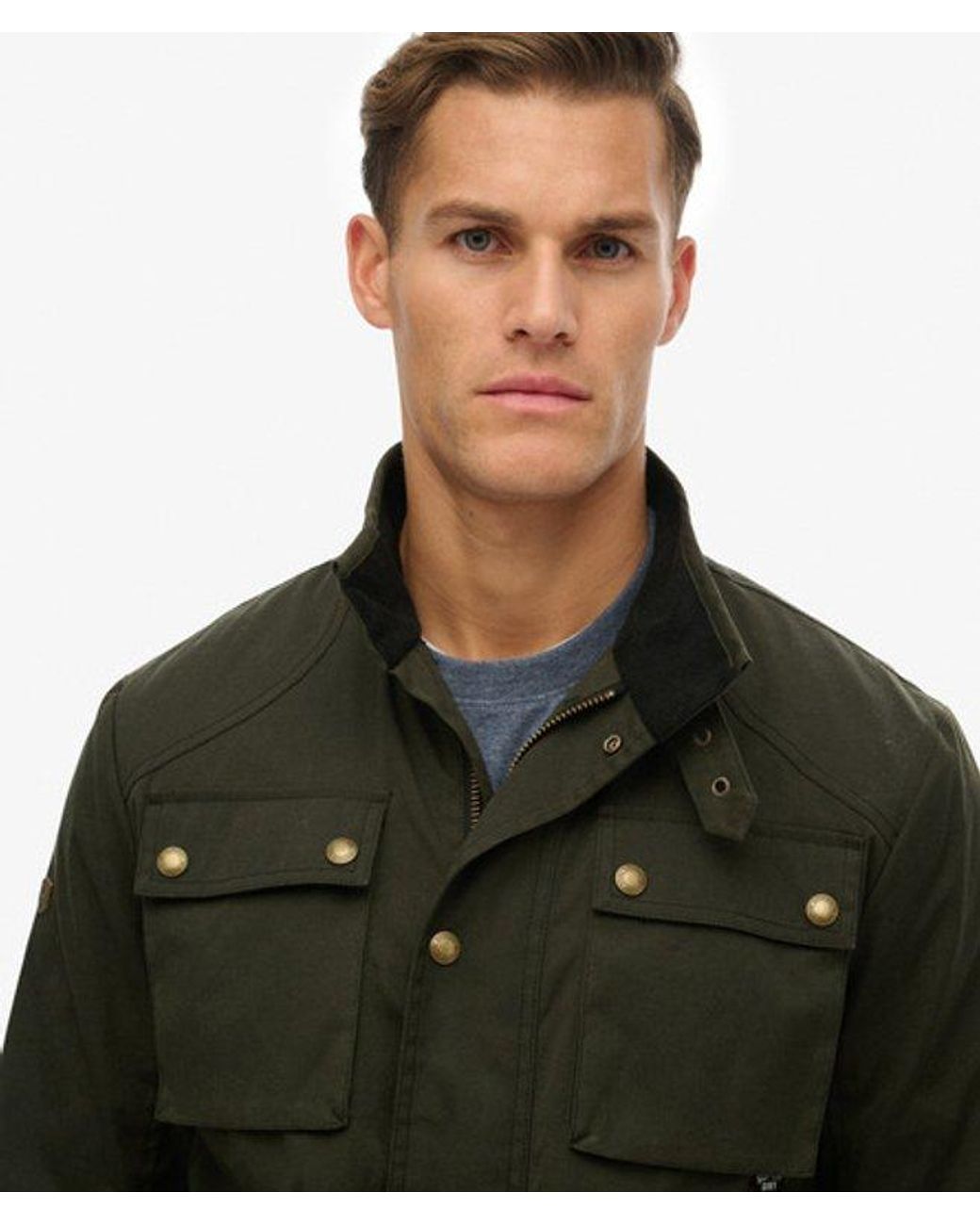 Superdry Black & Co The Merchant Store - Wax Racer Jacket for men