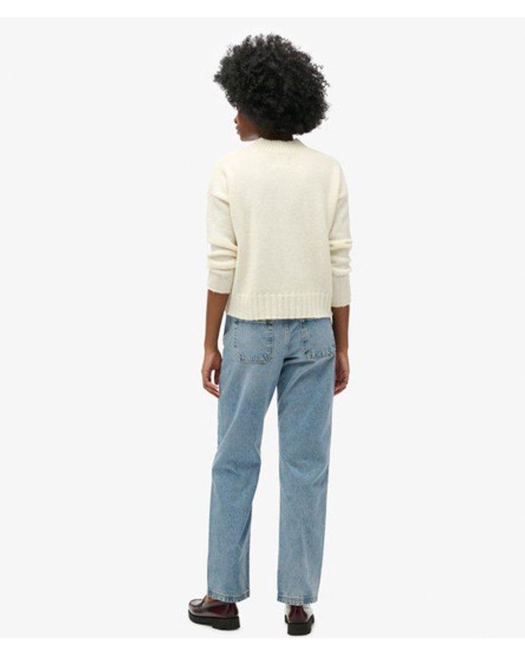 Superdry Blue & Co Mid Rise Straight Leg Jean