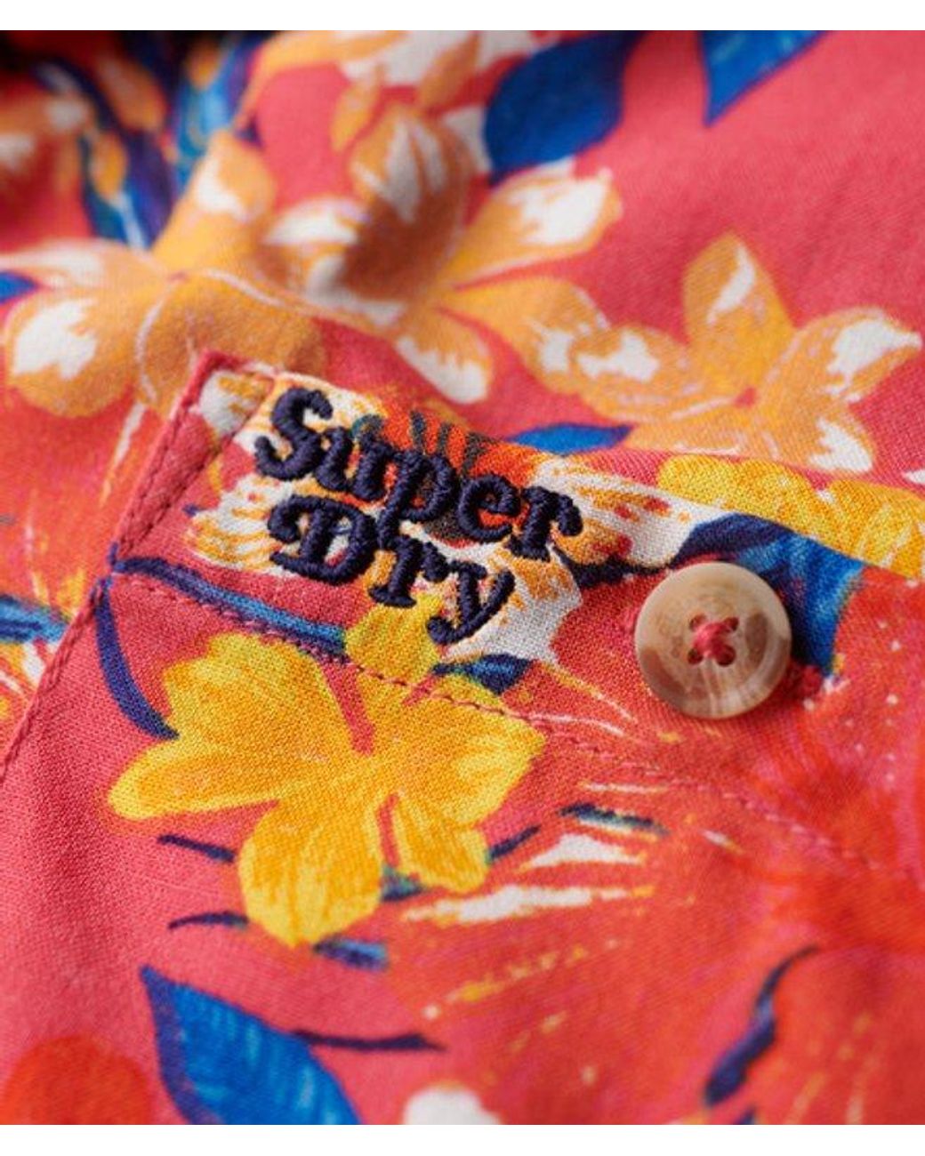 Superdry Red & Co Beach Resort Shirt