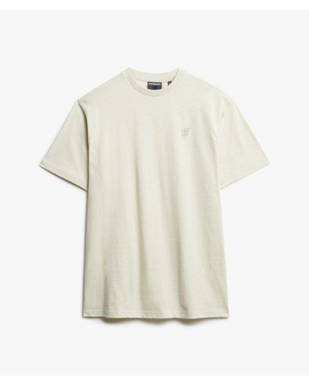 Superdry White Blank Oversized T-shirt for men