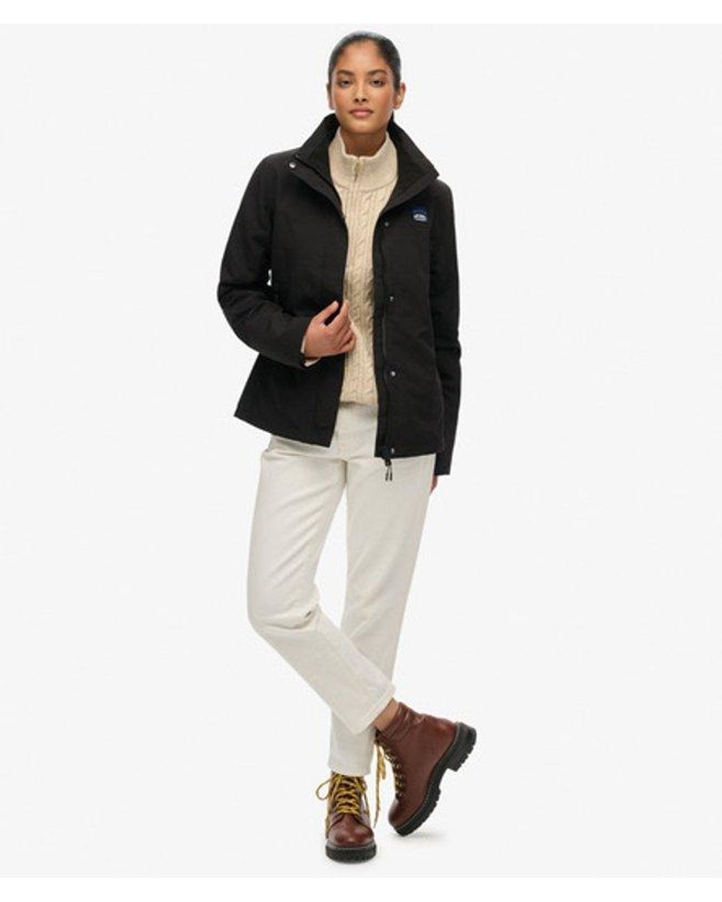 Superdry Black & Co Non Hooded Shell Jacket
