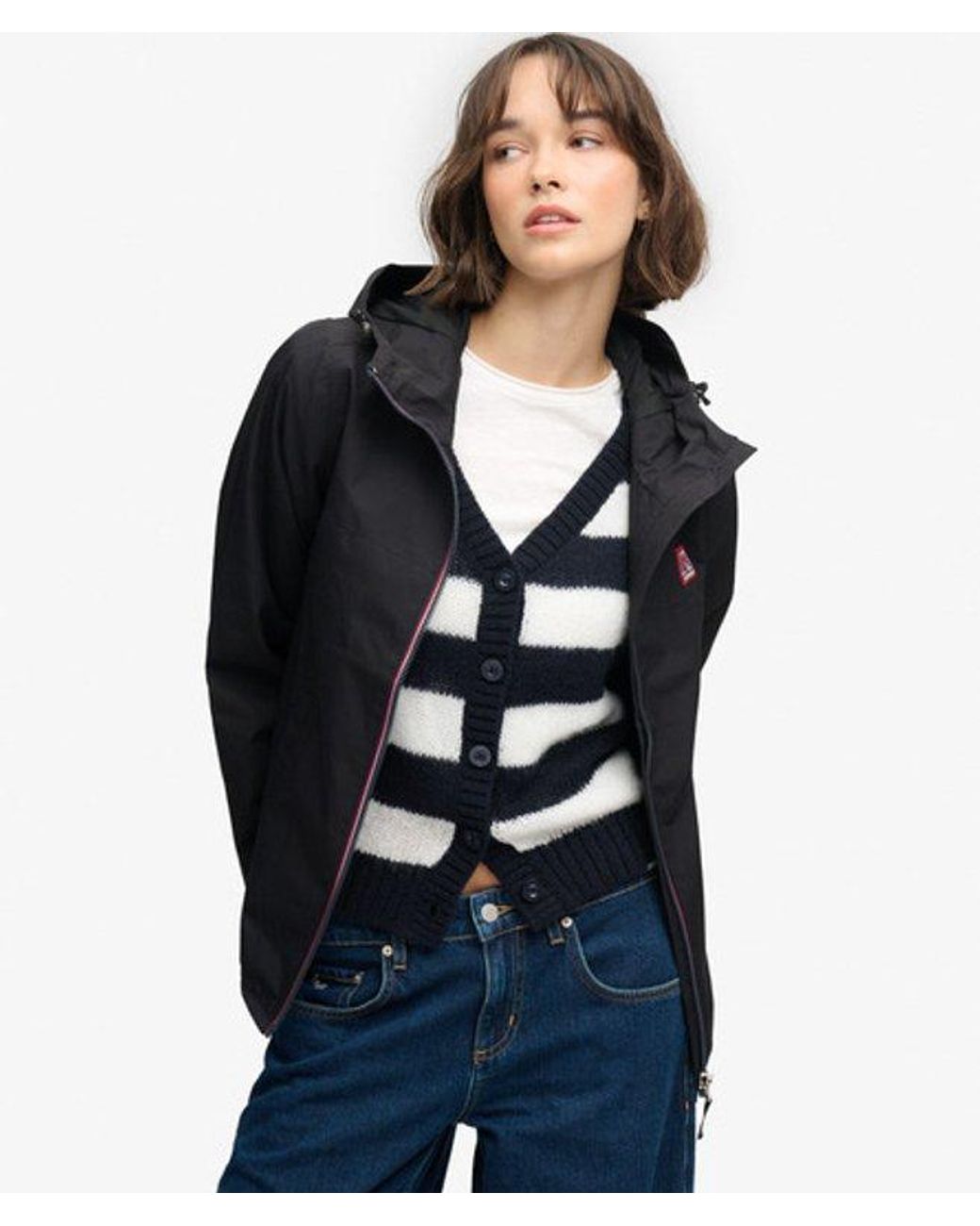 Superdry Blue & Co Essential Tri Windbreaker Jacket