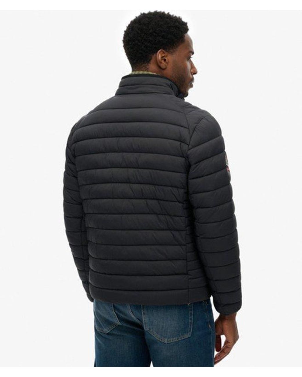 Superdry Black Fuji Lite Padded Jacket for men