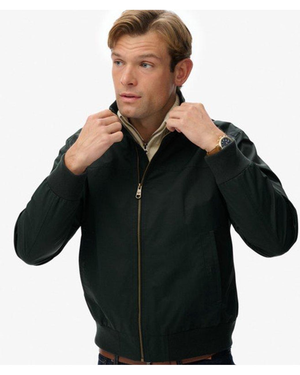 Superdry Modern Sportjack in het Black voor heren