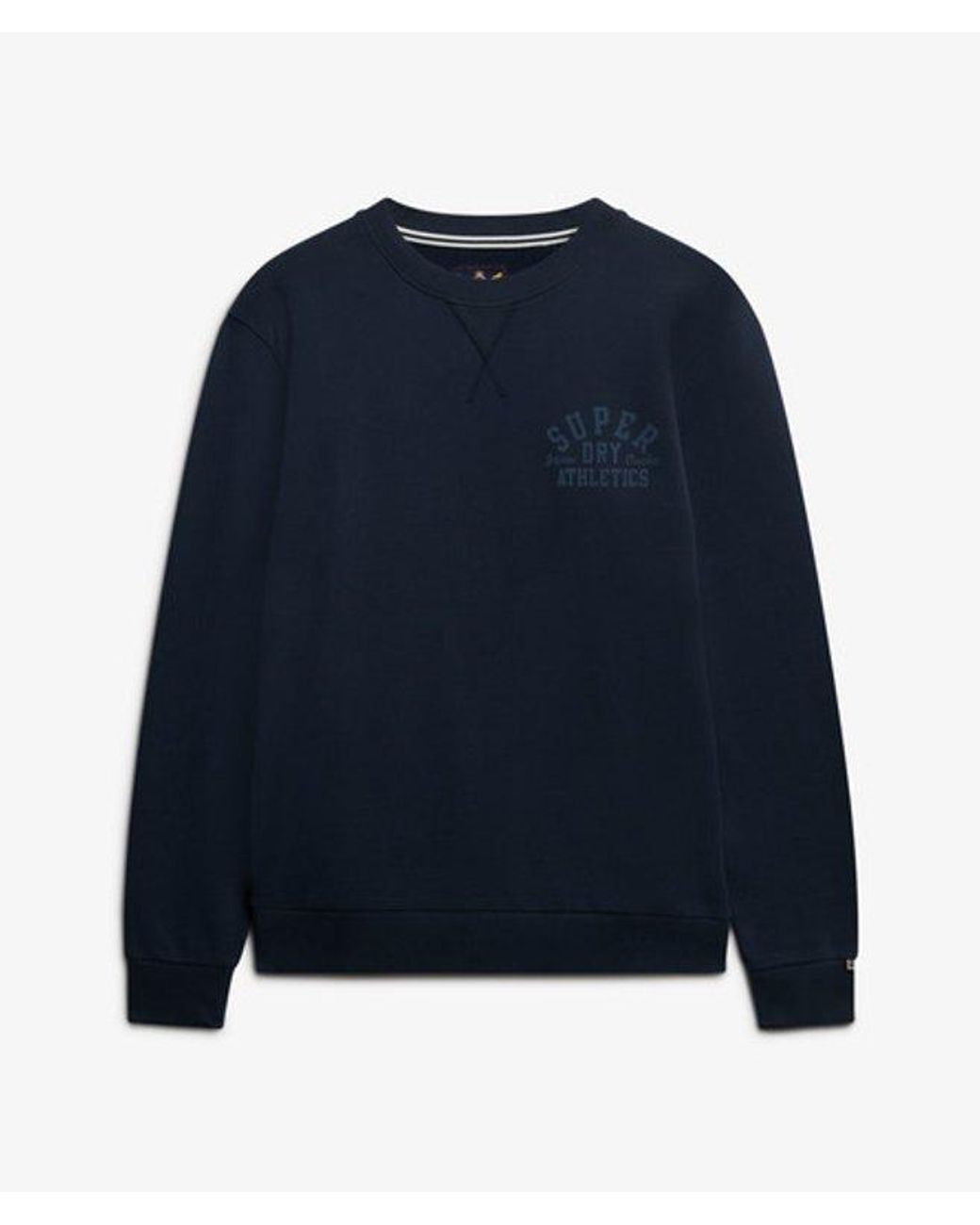 Superdry Blue & Co Athletic Essentials Crew Sweatshirt for men