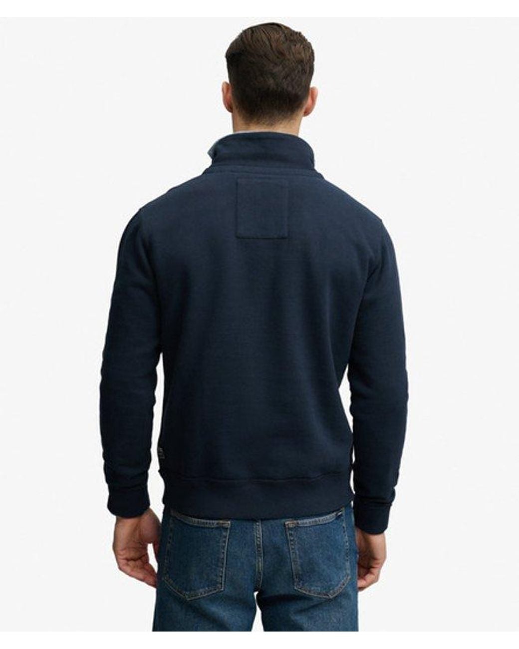 Superdry Blue & Co Vintage Athletic Half Zip for men