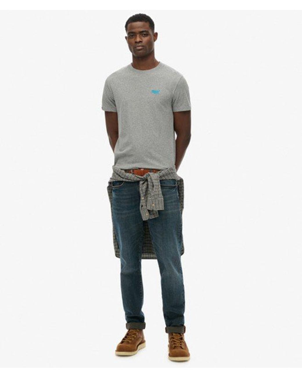 Superdry Gray & Co Essential Logo T-shirt for men
