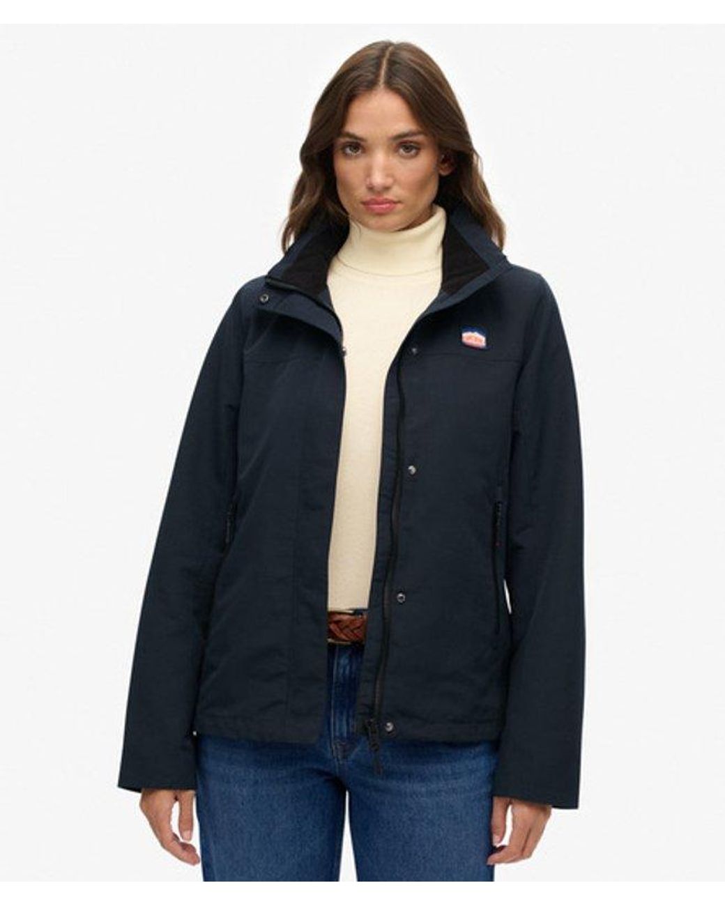 Superdry Blue & Co Non Hooded Shell Jacket
