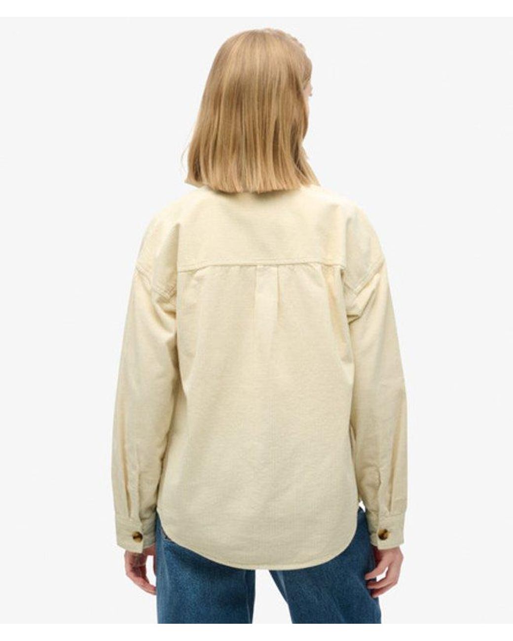 Superdry Natural Chunky Cord Overshirt