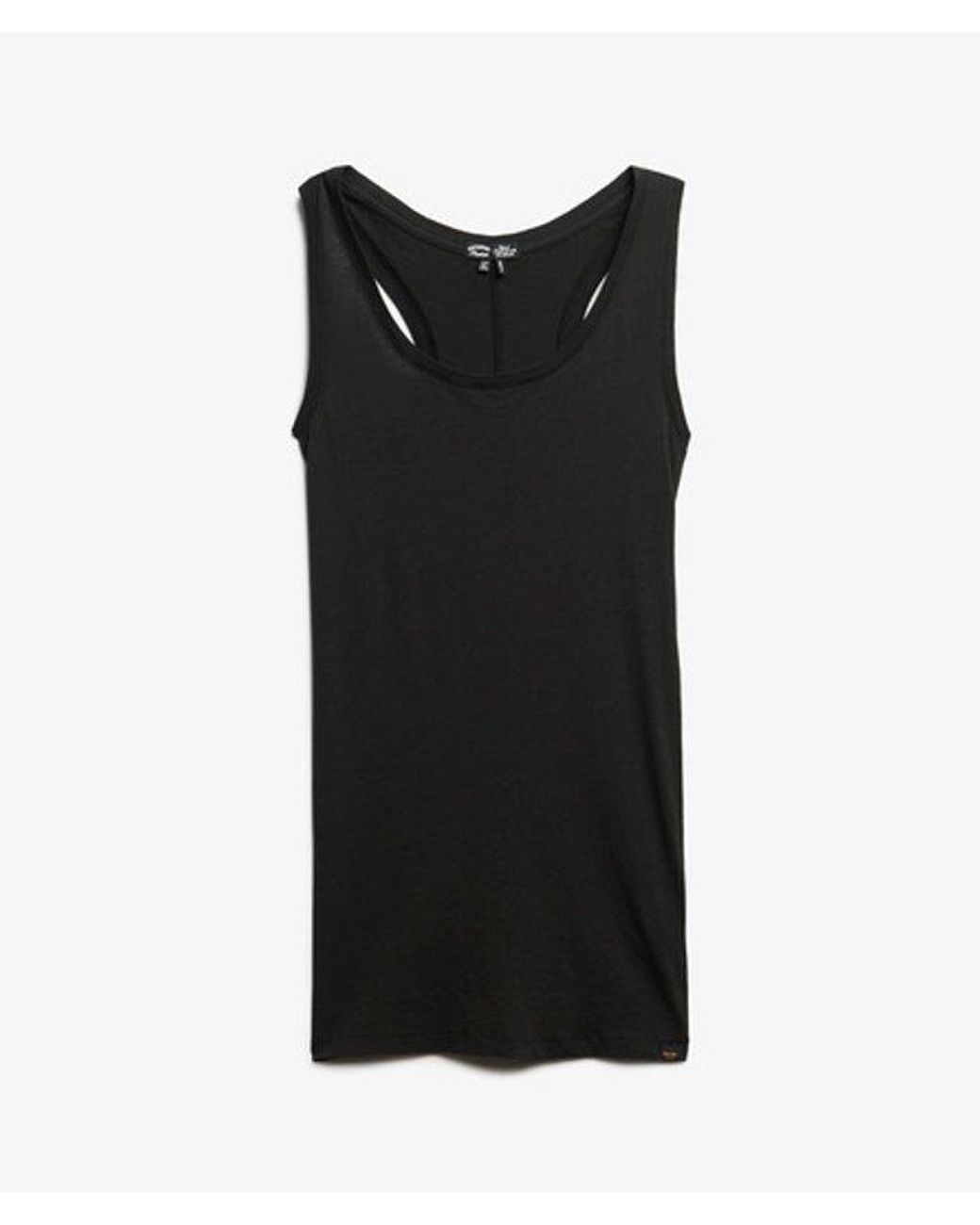 Superdry Black & Co Studios Lightweight Racer Vest Top