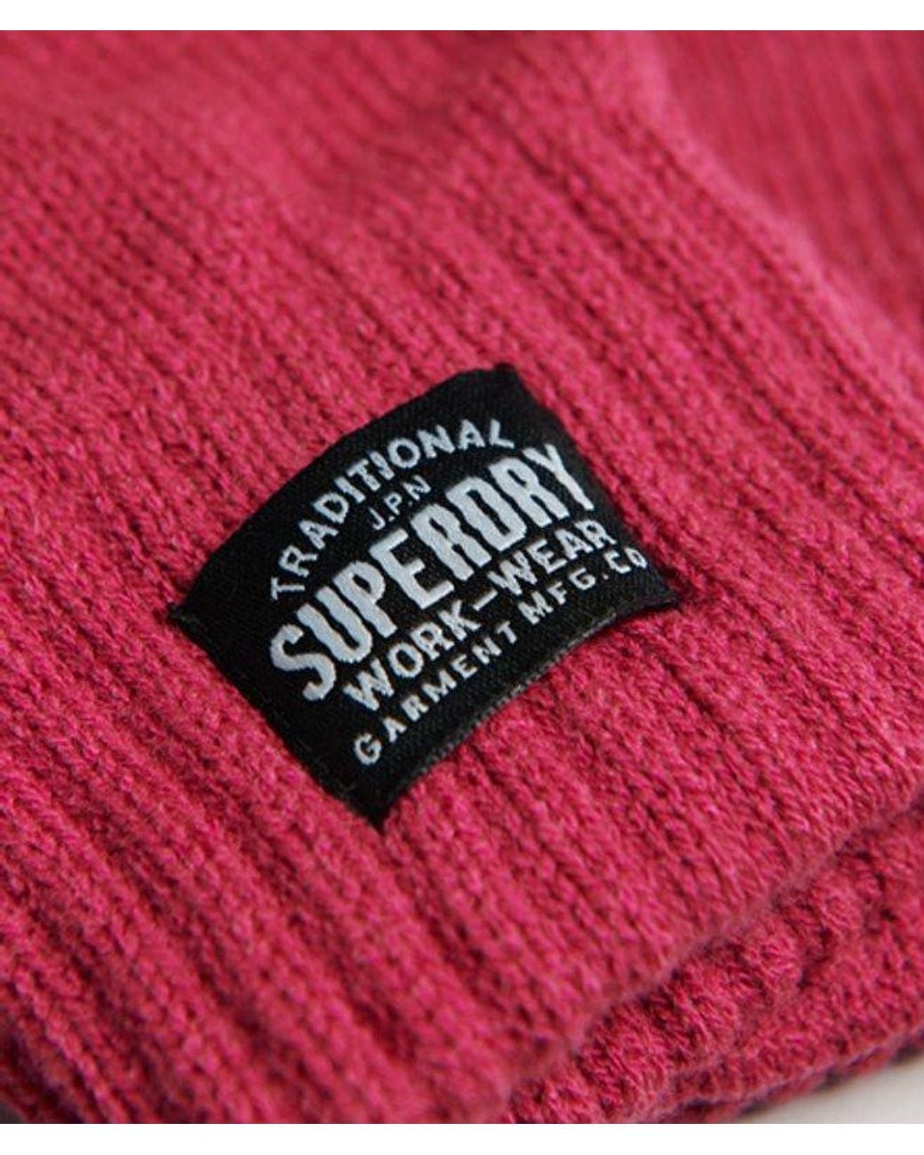 Superdry Red & Co Classic Knitted Gloves