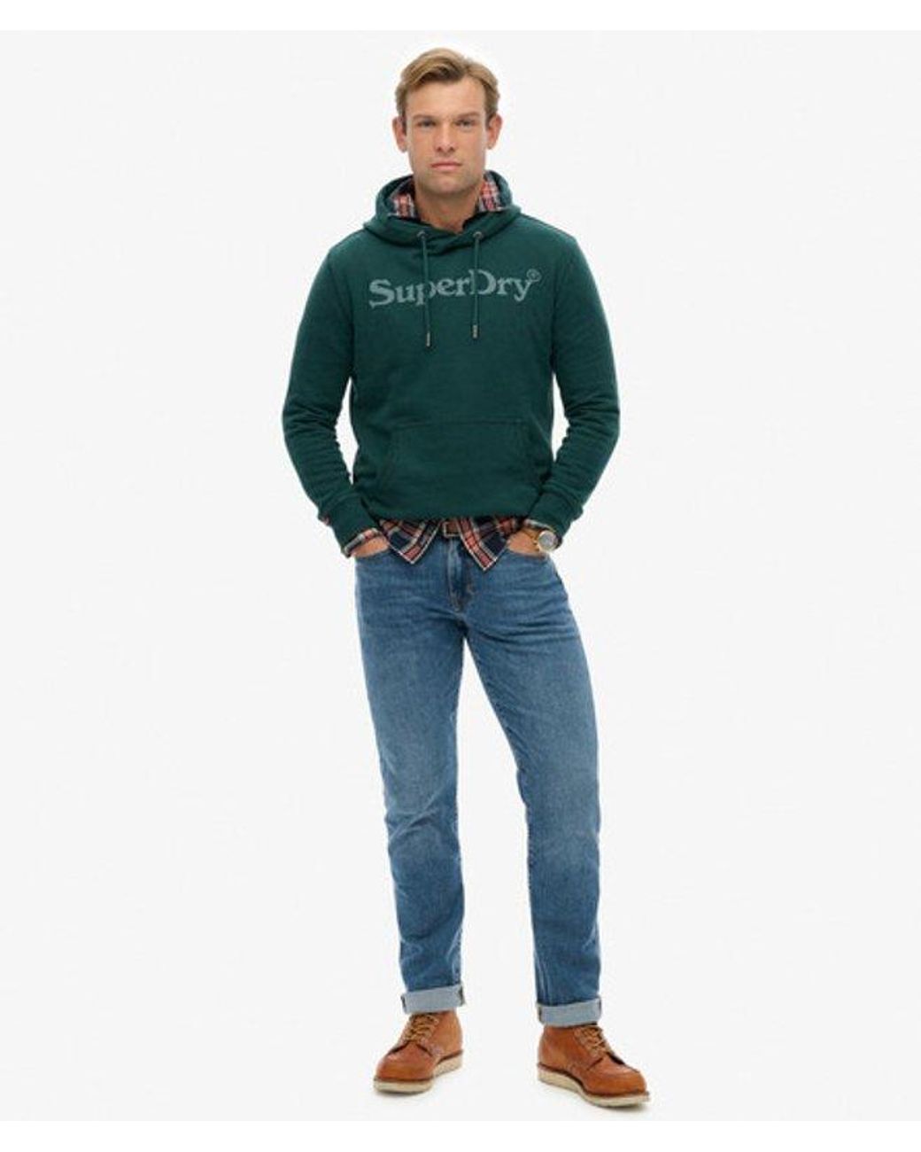 Superdry Green New York Venue Hoodie for men