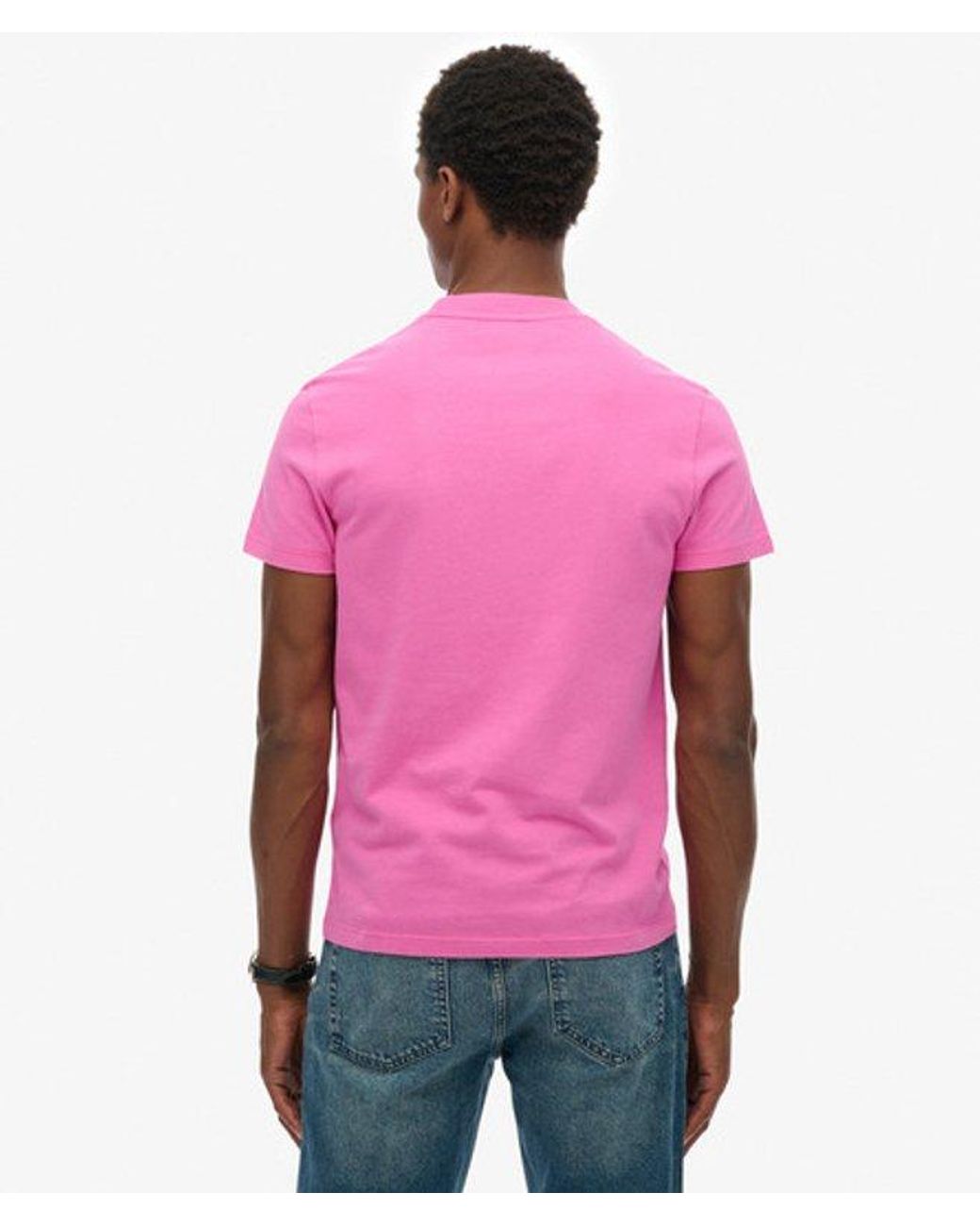 Superdry Red & Co Essential Logo T-shirt for men