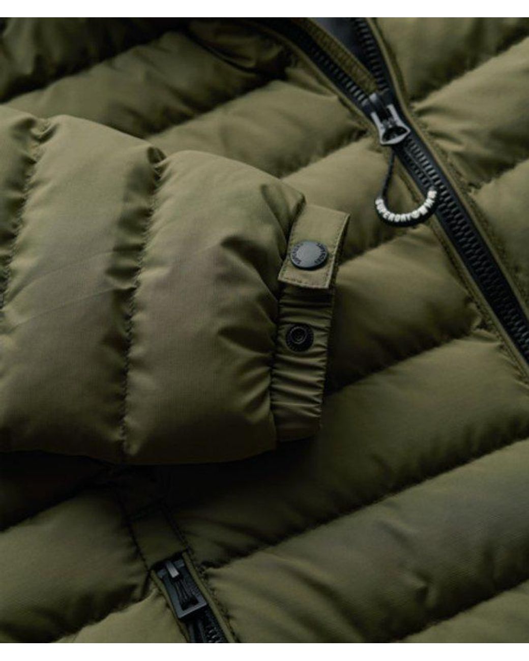 Superdry Green & Co Hooded Fuji Padded Jacket for men