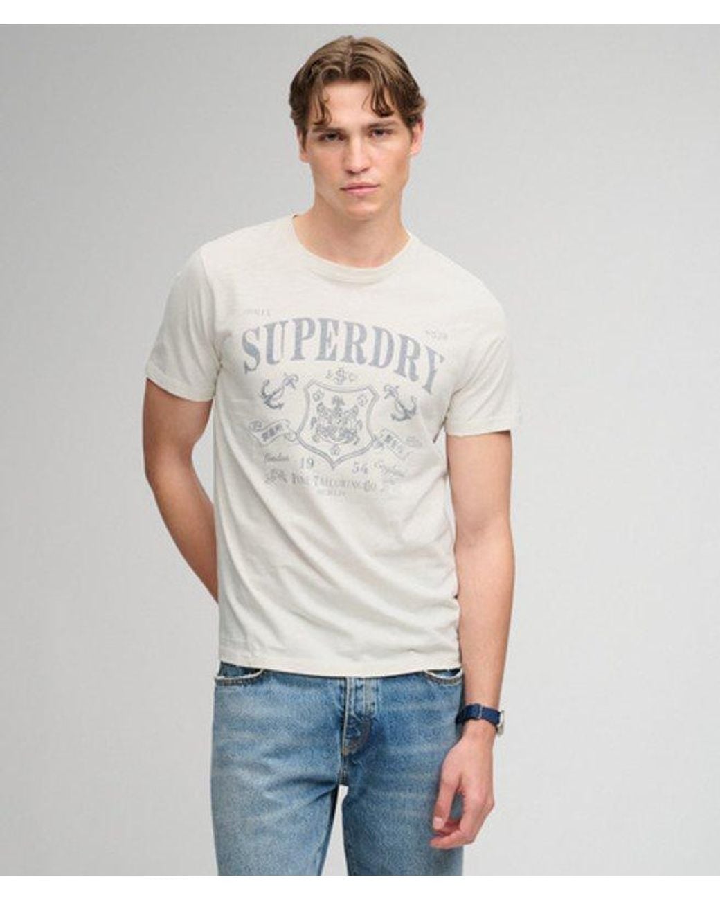 Superdry Blue & Co Mercantile T-shirt for men