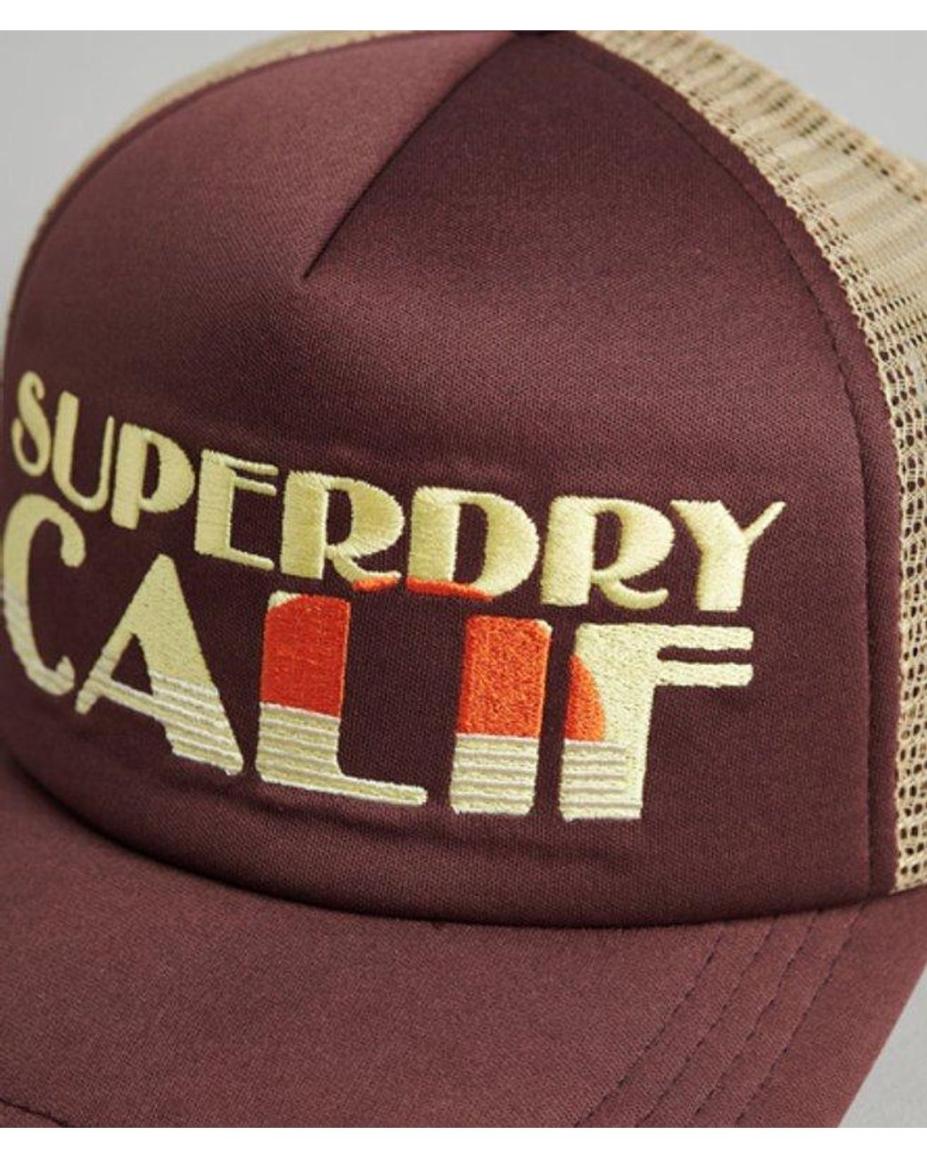 Superdry Brown & Co Classic Vintage Trucker Cap