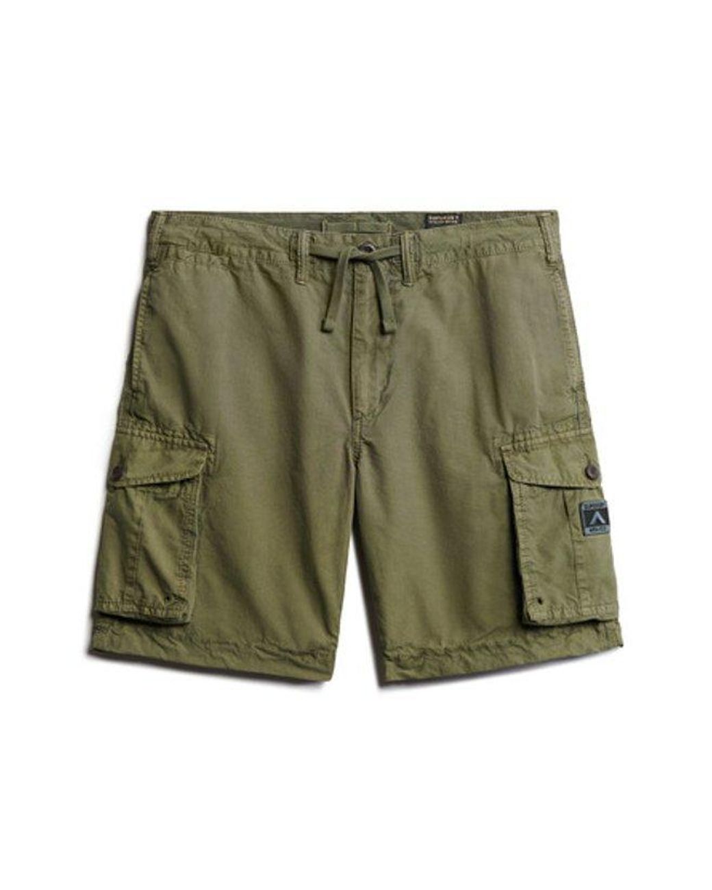Superdry & Co Parachute Light Shorts Relaxed Pasvorm in het Green voor heren