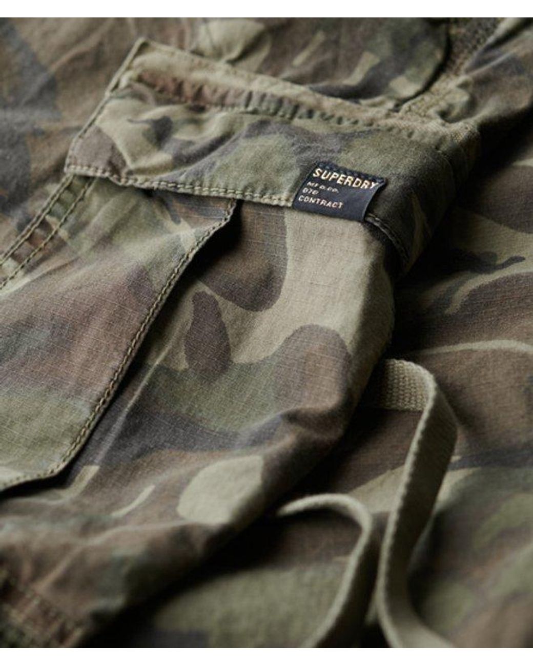 Superdry Green & Co Low Rise Para Cargo Pants