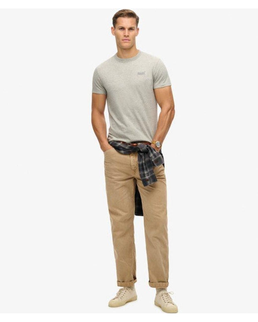 Superdry Gray & Co Essential Logo T-shirt for men