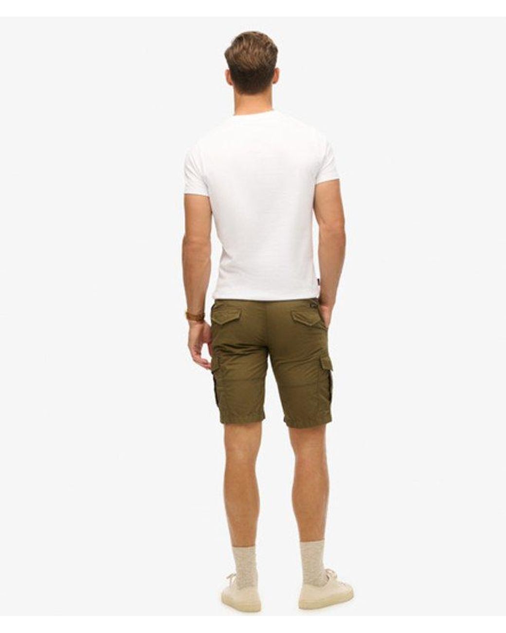 Superdry Green & Co Parachute Cargo Shorts for men