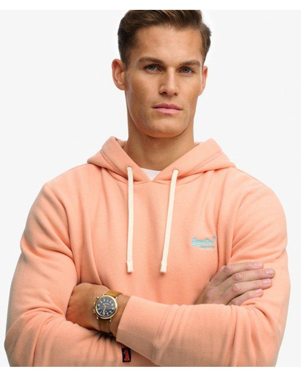 Superdry Orange & Co Essential Logo Classic Hoodie for men