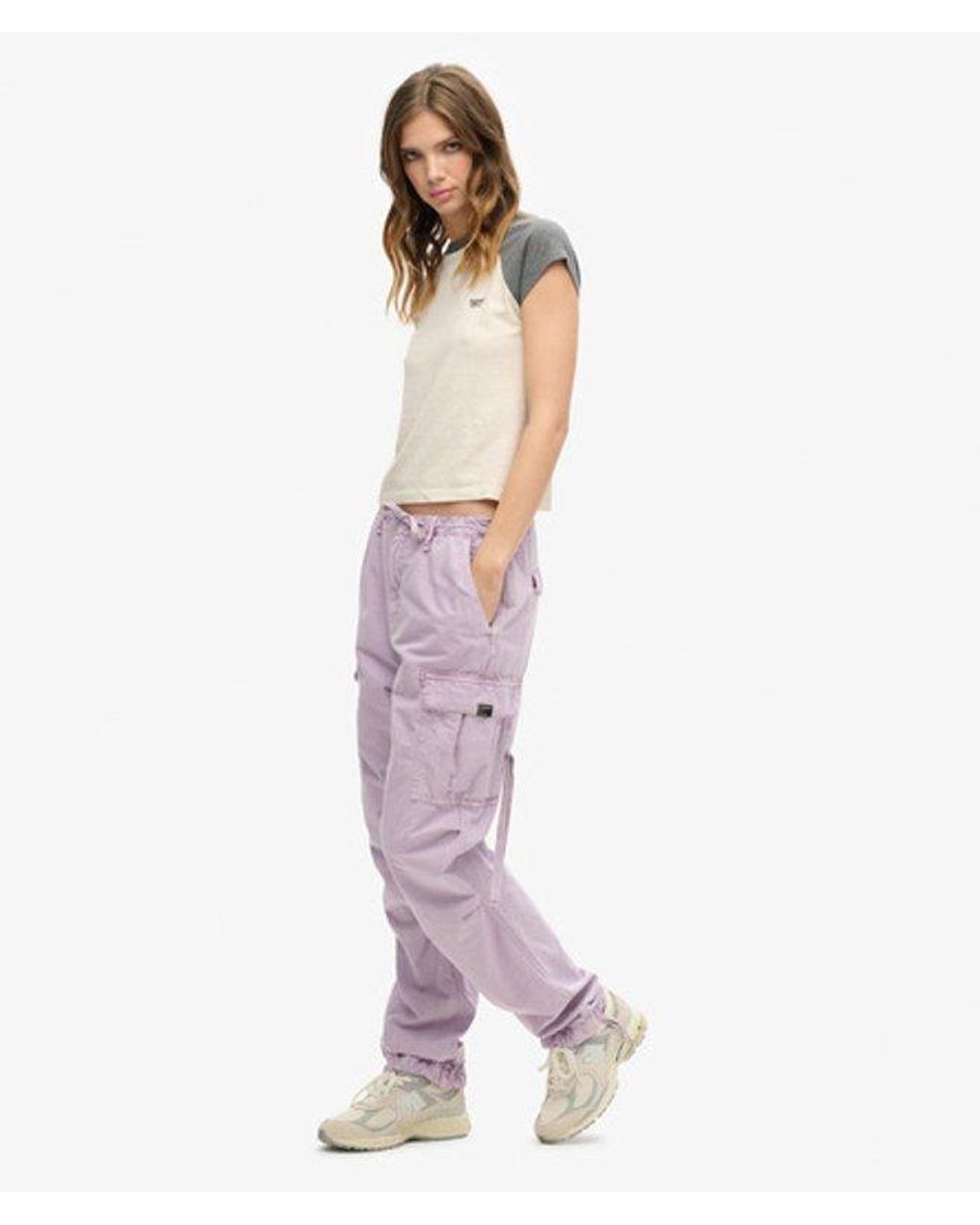 Superdry Multicolor & Co Low Rise Para Cargo Pants
