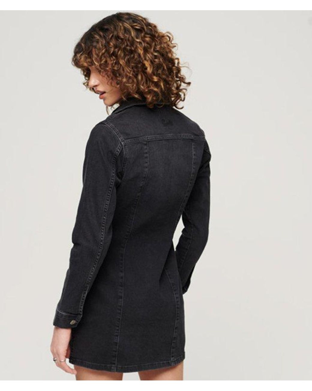 Superdry Blue & Co Fitted Denim Dress