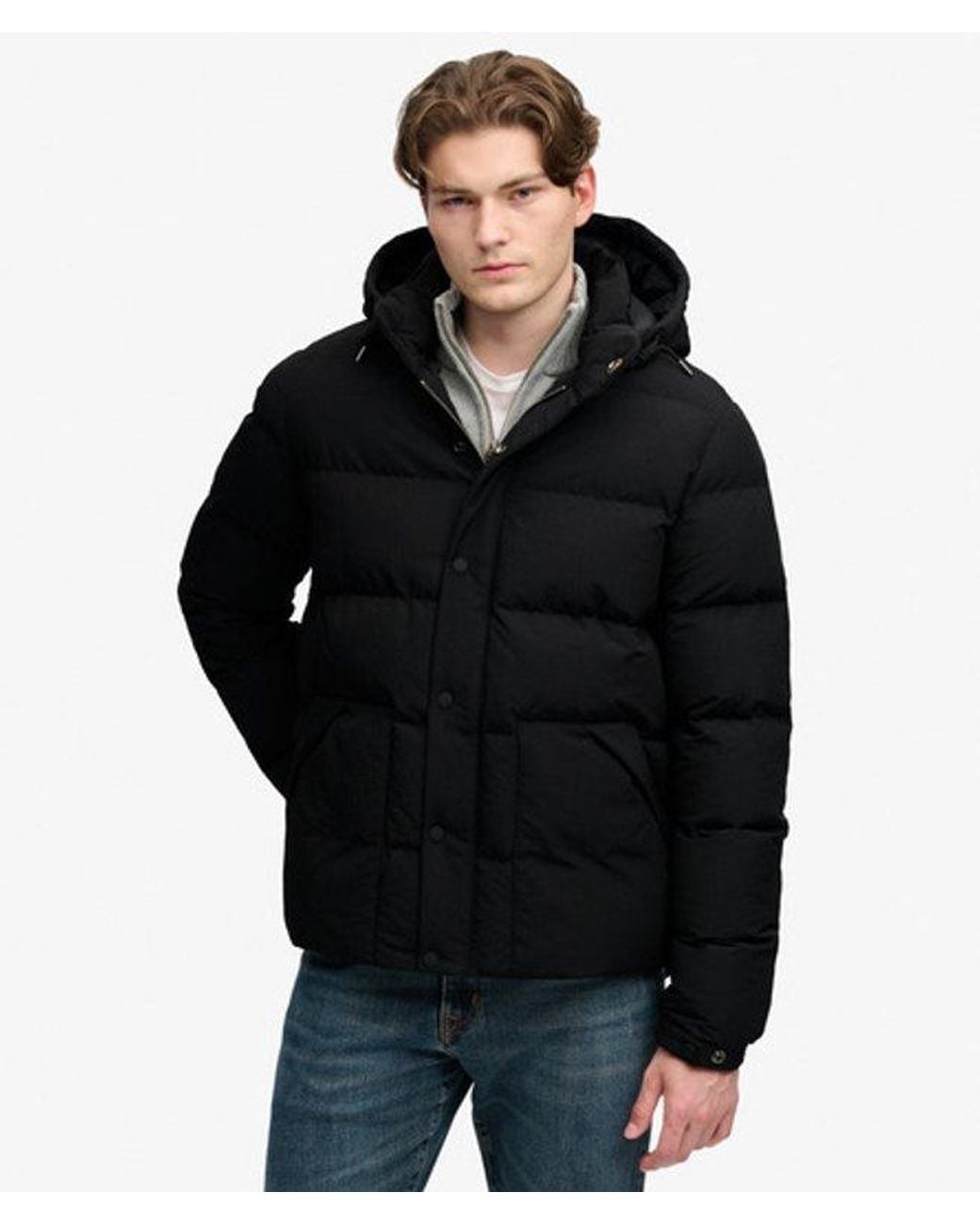 Superdry Black & Co Classic Everest Puffer Jacket for men