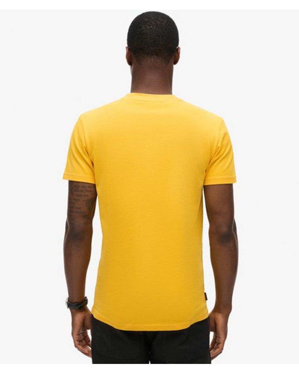Superdry Yellow & Co Essential Logo T-shirt for men
