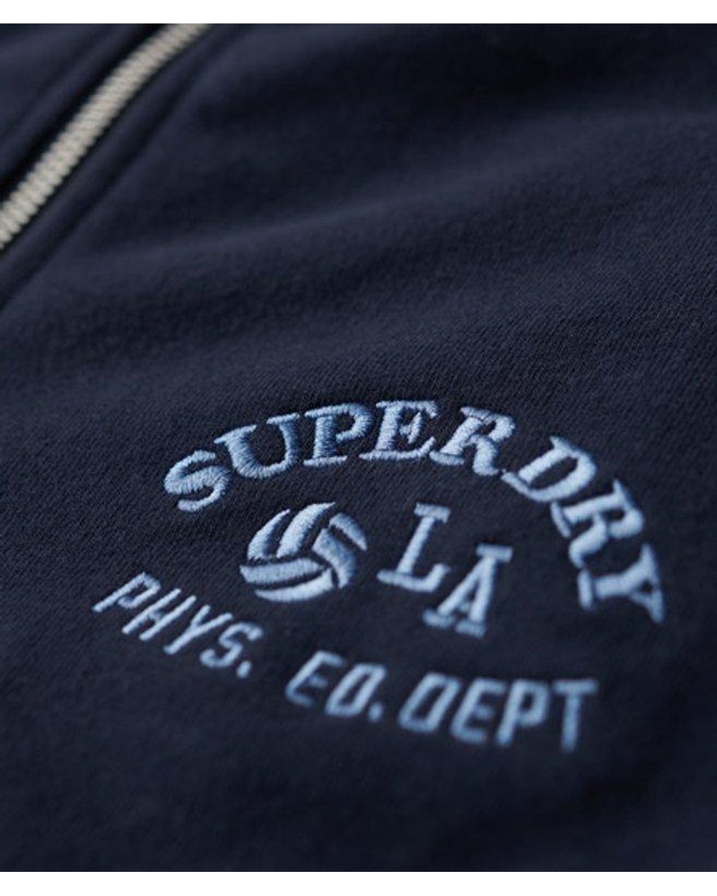 Superdry Blue Athletic Essentials Half Zip Sweatshirt